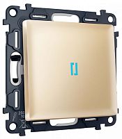 Выключатель самовозвратный одноклавишный с подсветкой, без рамки Ambrella Volt MA MA602060 в Нижнем Новгороде