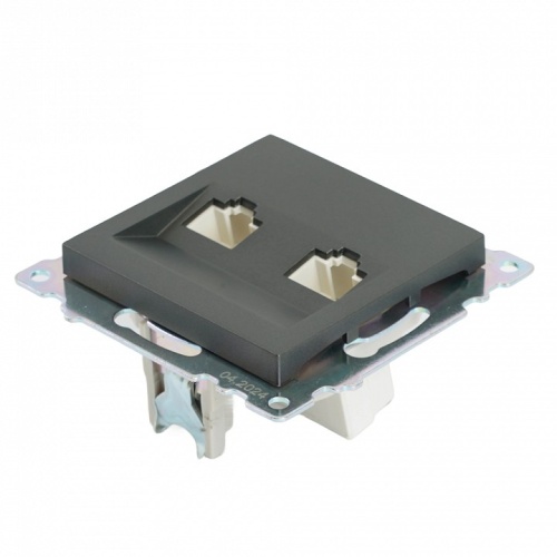 Розетка двойная Ethernet RJ-45 без рамки Stekker Катрин 50008 в Нижнем Новгороде фото 6