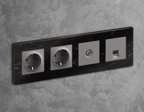 Накладка для ТВ-розетки Ambrella Volt ALFA AP5130 в Нижнем Новгороде фото 3