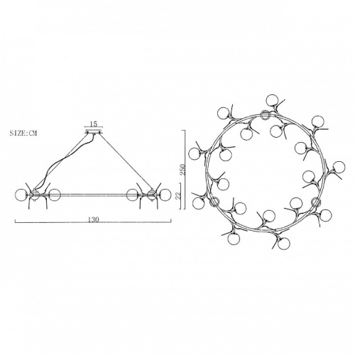 Подвесная люстра Imperiumloft MATISSE MATISSE-R01 в Нижнем Новгороде фото 9