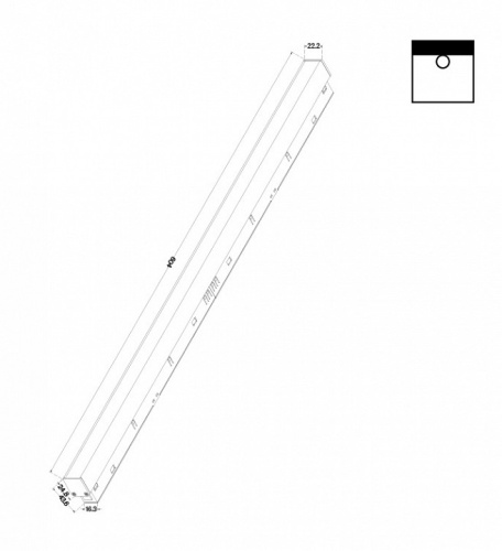 Встраиваемый светильник Maytoni Basis TR030-2-24W3K-B в Бородино фото 2