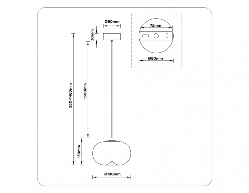 Подвесной светильник Ambrella Light LH LH11082 в Нижнем Новгороде фото 3