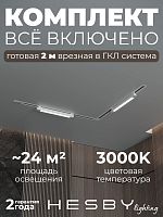 Комплект трековый Hesby Lighting Skylite №1 HSBL_kompl_S001_VL2W3K в Нижнем Новгороде