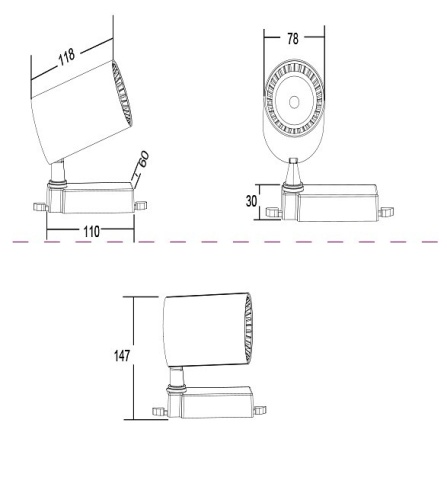 Светильник на штанге Maytoni Vuoro TR029-3-10W3K-W в Нижнем Новгороде фото 2