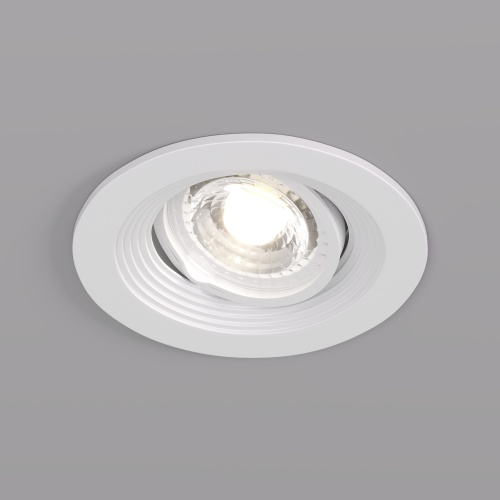 DK3029-WH Встраиваемый светильник, IP 20, 10 Вт, GU5.3, LED, белый, пластик в Кораблино фото 6