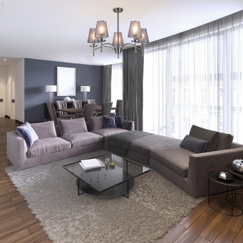 Люстра на штанге Escada Faith 694/5PL Nickel в Нижнем Новгороде фото 4