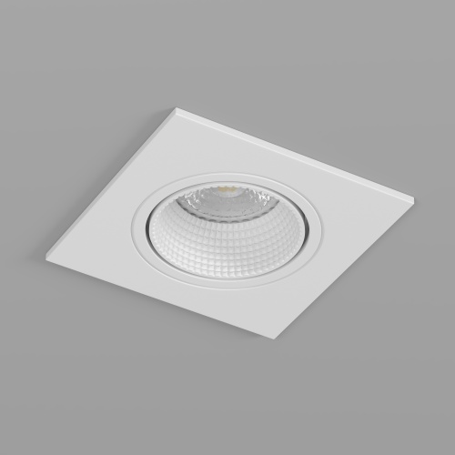 DK3071-WH Встраиваемый светильник, IP 20, 10 Вт, GU5.3, LED, белый/белый, пластик в Кольчугино фото 6