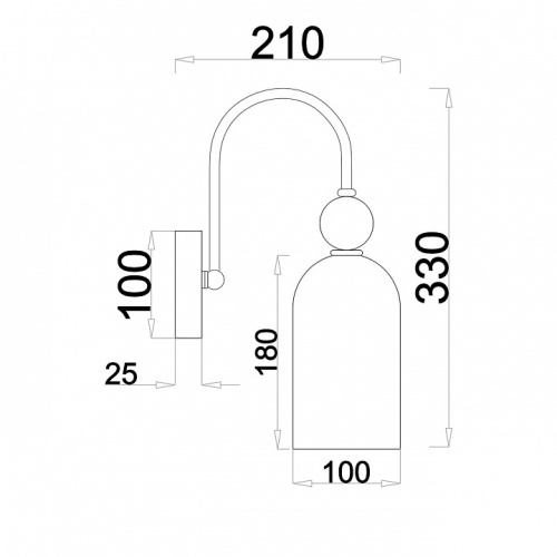 Бра Escada Ode 686/1A Copper в Нижнем Новгороде фото 4