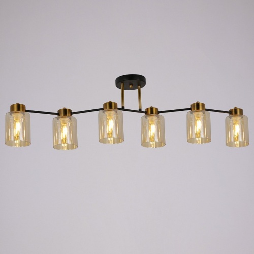 Светильник на штанге ILLUMICO Qui IL6111-6COU-79 BK GD Qui в Нижнем Новгороде