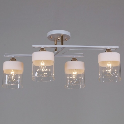 Люстра на штанге 06096-0.3-04 WH+FG в Нижнем Новгороде фото 4