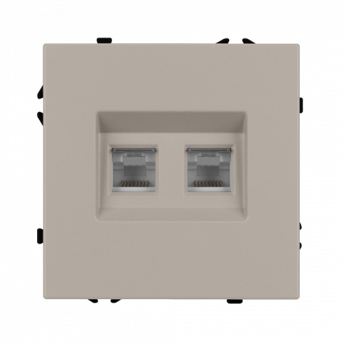 Розетка двойная Ethernet RJ-45 без рамки Arlight SCT-NOBE 059450 в Нижнем Новгороде фото 2