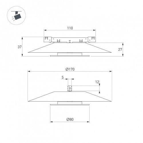 Накладной светильник Arlight MICROCOSM 051834 в Нижнем Новгороде фото 3