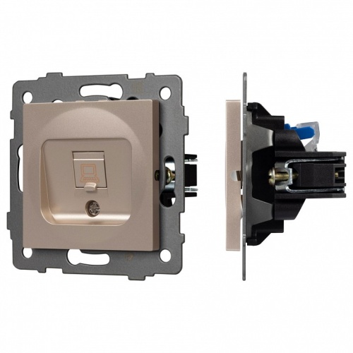 Розетка Ethernet RJ-45 и со шторками, без рамки Arlight SCT 049849 в Нижнем Новгороде