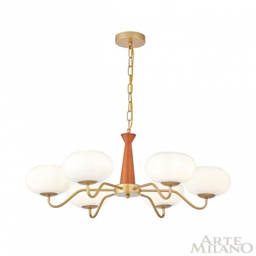 Подвесная люстра Arte Milano AM-Napoli 310166/D780/6 BS/WD в Нижнем Новгороде фото 10