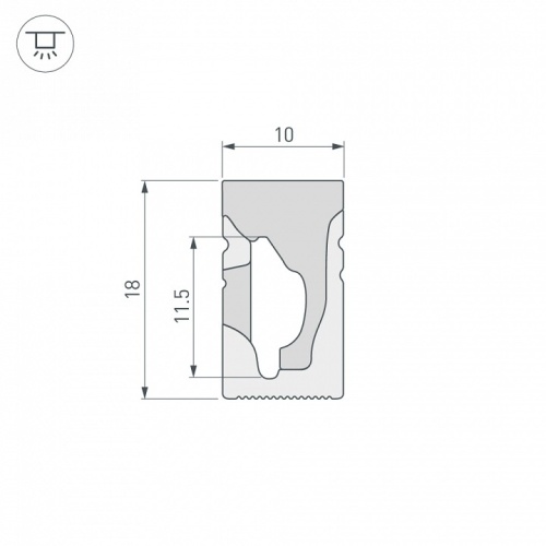 Короб накладной гибкий Arlight WPH 040828 в Нижнем Новгороде фото 2