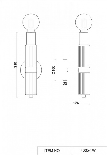 Бра Favourite Cedit 4005-1W в Бородино фото 6