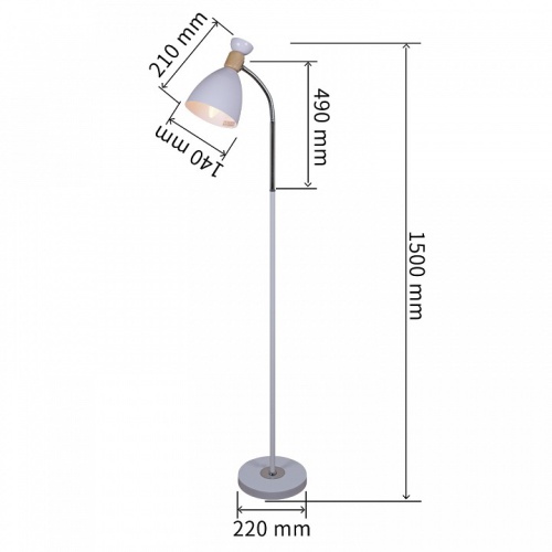 Торшер 03072-0.6-01 BK в Нижнем Новгороде фото 5