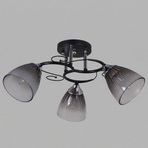 Люстра на штанге  13560-0.3-03 BK+CR в Нижнем Новгороде фото 3