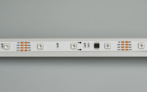 Лента SPI-5000-AM 12V RGB (5060, 150 LED x3, 1804) (Arlight, Открытый, IP20) в Кадникове фото 2