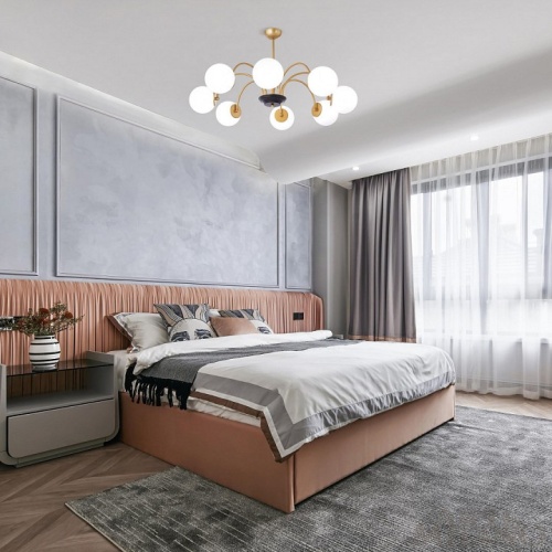 Люстра на штанге Arte Milano AM-Napoli 312066/D940/8 BS/BK в Нижнем Новгороде фото 3