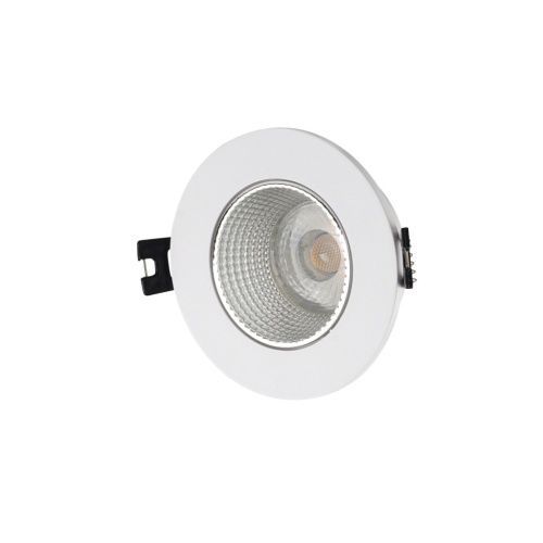 DK3061-WH+CH Встраиваемый светильник, IP 20, 10 Вт, GU5.3, LED, белый/хром, пластик в Волгограде