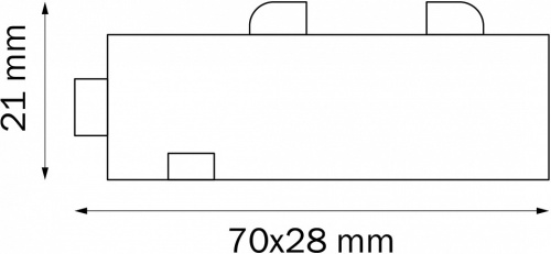 Соединитель линейный для треков Lightstar Teta 505107 в Нижнем Новгороде фото 2