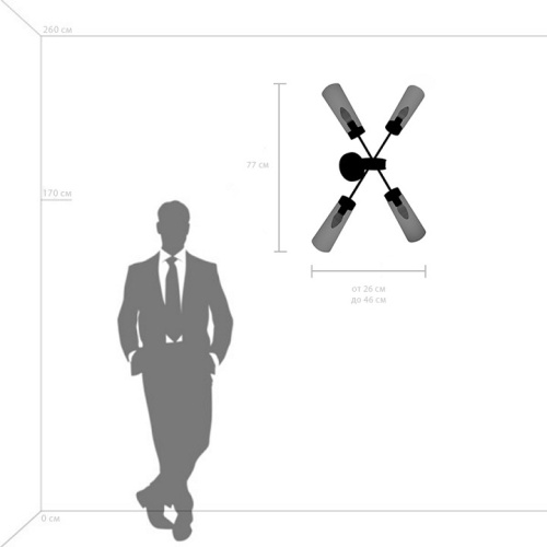 Светильник на штанге Lightstar Crotone 690643 в Нижнем Новгороде фото 5