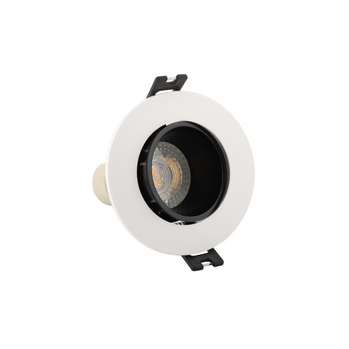 DK3020-WB Встраиваемый светильник, IP 20, 10 Вт, GU5.3, LED, белый/черный, пластик в Липецке фото 6