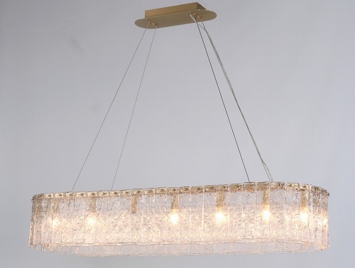 Подвесная люстра Newport 10820 10820/120 brass oval в Нижнем Новгороде фото 3