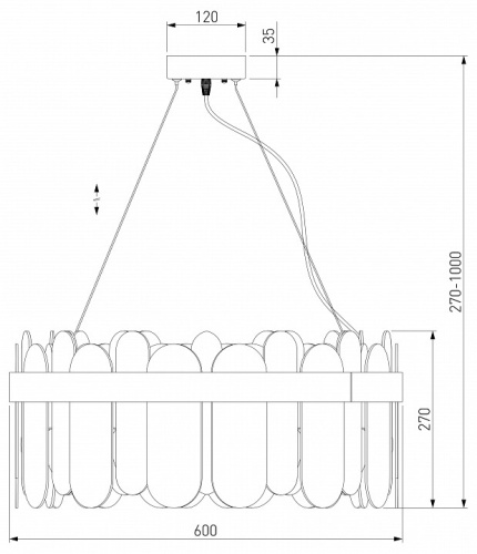 Подвесной светильник Bogate's Conte 333/8 в Нижнем Новгороде фото 2