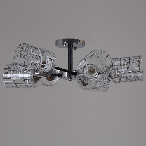 Люстра на штанге  26260-0.3-06 CR+BK в Нижнем Новгороде фото 4