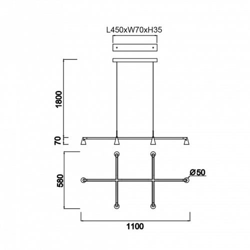 Подвесная люстра Mantra Africa 9409 в Нижнем Новгороде фото 4