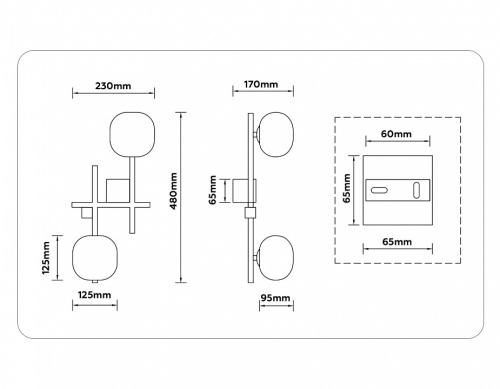 Накладной светильник Ambrella Light LH LH51019 в Нижнем Новгороде фото 6
