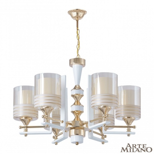 Подвесная люстра Arte Milano Florentia-6087 306087/6 Wh/Gd в Нижнем Новгороде фото 11