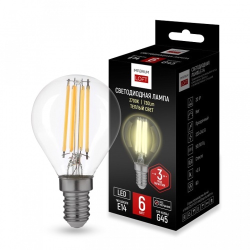 Лампа светодиодная Imperiumloft  E14 6Вт 2700K LF-254 в Нижнем Новгороде фото 3