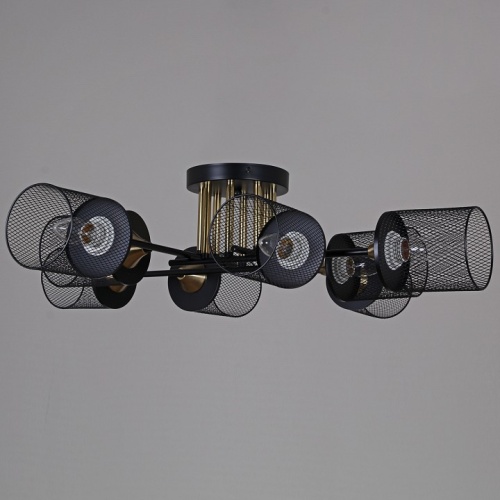 Люстра на штанге  38460-0.3-08 BK+COPPER в Нижнем Новгороде фото 3