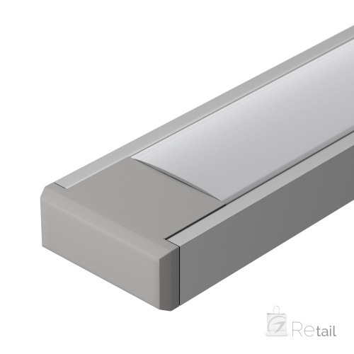 Профиль с экраном MIC-2000 ANOD+OPAL (Arlight, Алюминий) в Зеленогорске фото 10