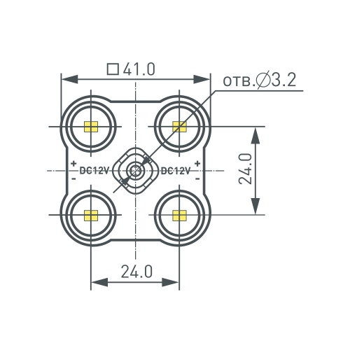 Модуль герметичный ARL-ORION-R20-12V Cool (2835, 4 LED) (Arlight, Закрытый) в Дзержинске фото 3