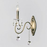 Бра Eurosvet Ravenna 10104/1 античная бронза/прозрачный хрусталь Strotskis в Нижнем Новгороде