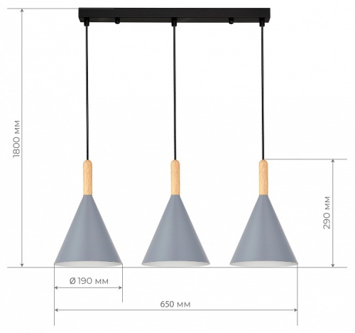 Подвесной светильник EVOLUCE Arket SLE1255-413-03 в Чебоксарах фото 2