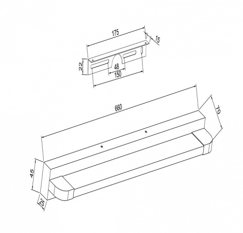 Накладной светильник Maytoni Lao MIR002WL-L14CH в Нижнем Новгороде фото 2