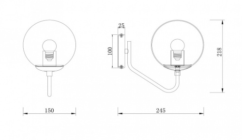 Бра Freya Moricio FR5140WL-01GB в Нижнем Новгороде фото 2