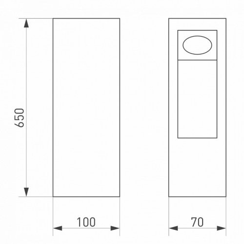 Наземный высокий светильник Arlight Mark 029965 в Нижнем Новгороде фото 2
