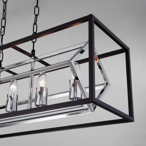 Подвесной светильник Eurosvet Crate 70122/5 черный в Нижнем Новгороде фото 2