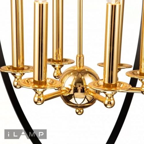 Подвесная люстра iLamp Element 9977-800 GL+BK в Нижнем Новгороде фото 2