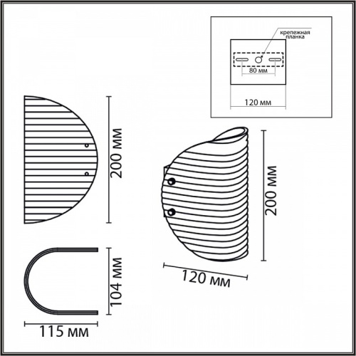 Накладной светильник Lumion Fioro 6571/1W в Нижнем Новгороде фото 3