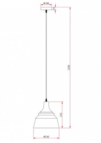 Подвесной светильник Escada Aries 1102/1S в Радужном фото 5