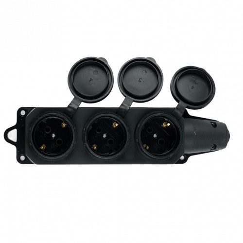 Розетка переносная разборная с заземлением и крышкой Stekker Одри 32739 в Нижнем Новгороде фото 5