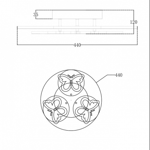 Люстра на штанге Escada  10272/6LED в Нижнем Новгороде фото 3