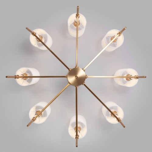 Люстра на штанге Eurosvet Brielle 60132/8 латунь в Нижнем Новгороде фото 5